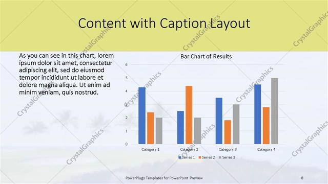 Content with Caption presentation slide layout