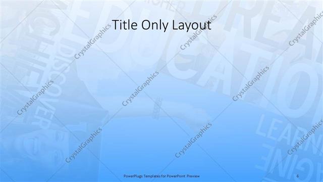 Title Only presentation slide layout