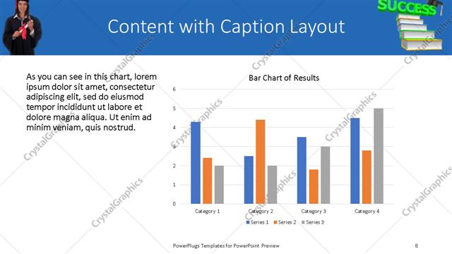 Content with Caption presentation slide layout
