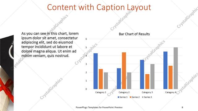 Content with Caption presentation slide layout