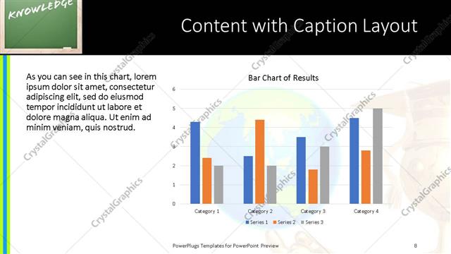 Content with Caption presentation slide layout