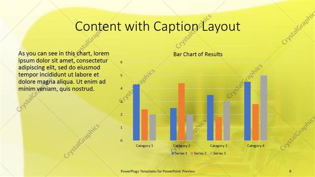 Content with Caption presentation slide layout