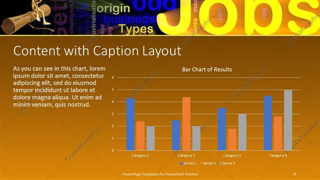 Content with Caption presentation slide layout