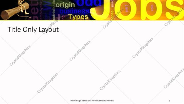 Title Only presentation slide layout