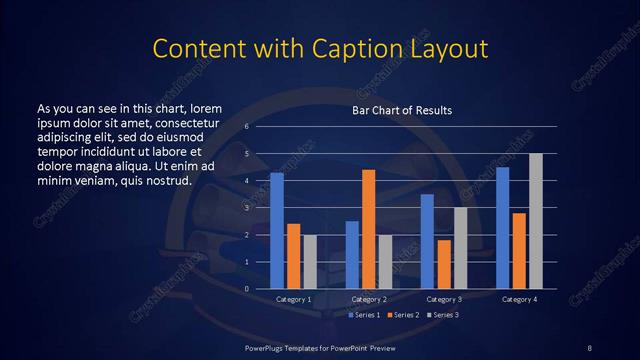 Content with Caption presentation slide layout