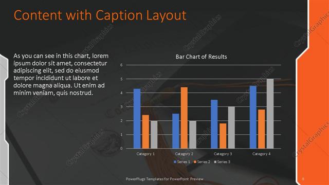 Content with Caption presentation slide layout