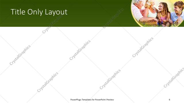 Title Only presentation slide layout