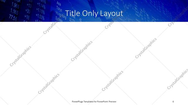 Title Only presentation slide layout