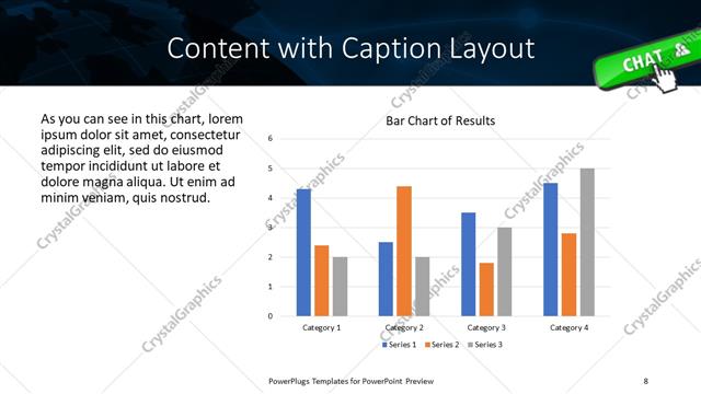 Content with Caption presentation slide layout