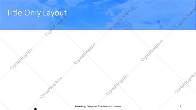 Title Only presentation slide layout