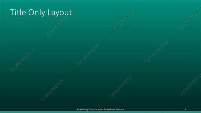 Title Only presentation slide layout