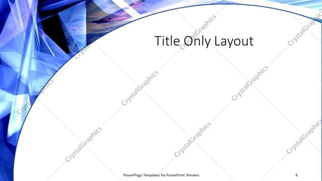 Title Only presentation slide layout
