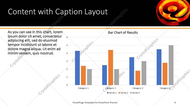Content with Caption presentation slide layout