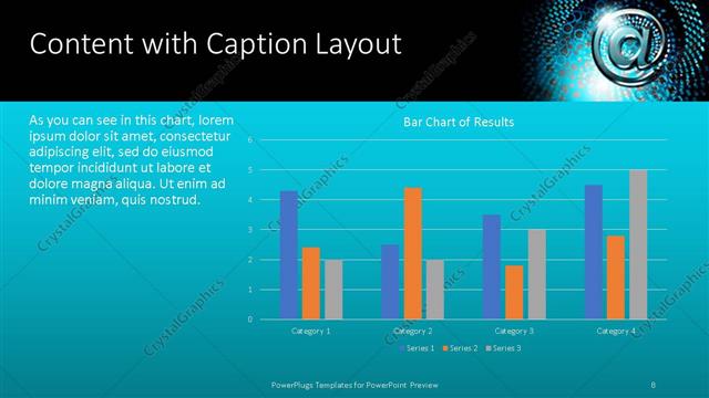 Content with Caption presentation slide layout