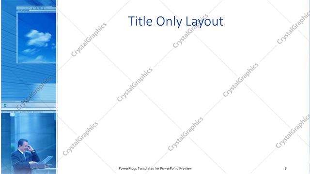 Title Only presentation slide layout
