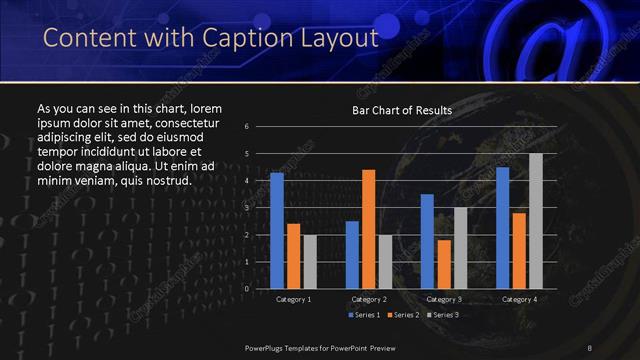 Content with Caption presentation slide layout