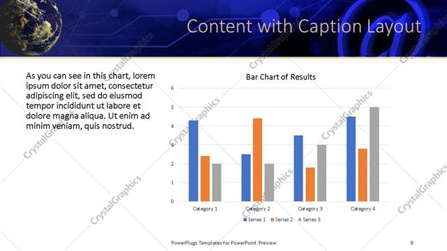 Content with Caption presentation slide layout