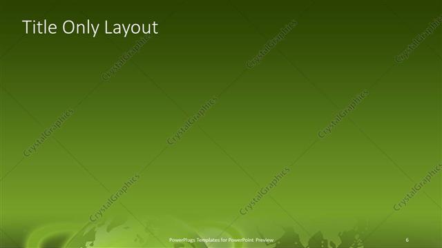 Title Only presentation slide layout