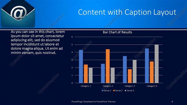 Content with Caption presentation slide layout
