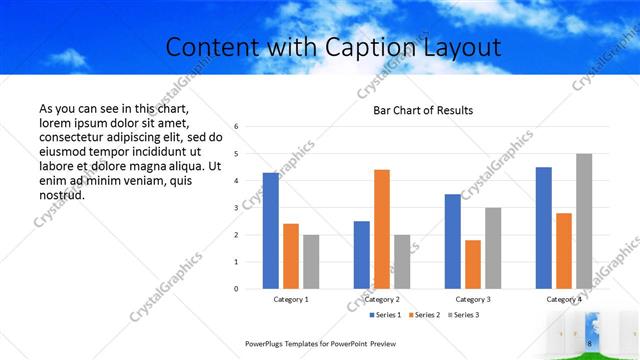 Content with Caption presentation slide layout
