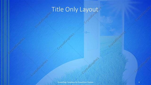 Title Only presentation slide layout