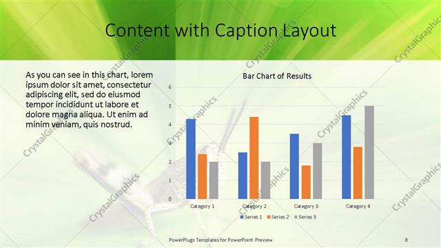 Content with Caption presentation slide layout