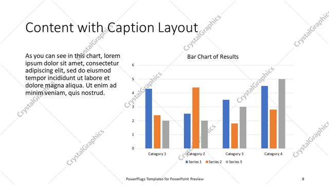 Content with Caption presentation slide layout