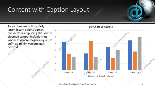 Content with Caption presentation slide layout