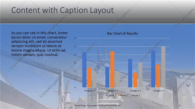 Content with Caption presentation slide layout