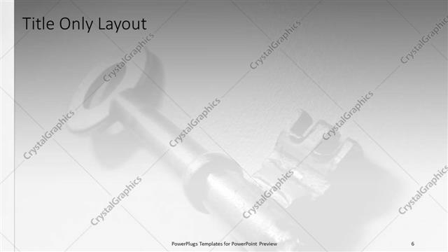 Title Only presentation slide layout