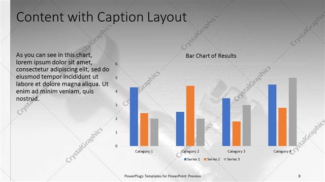 Content with Caption presentation slide layout