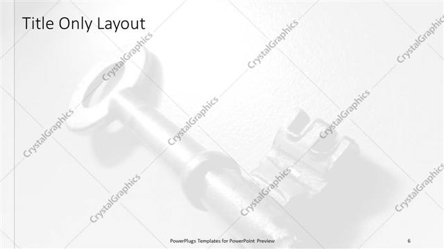 Title Only presentation slide layout