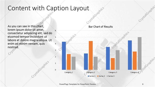 Content with Caption presentation slide layout