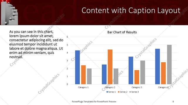 Content with Caption presentation slide layout