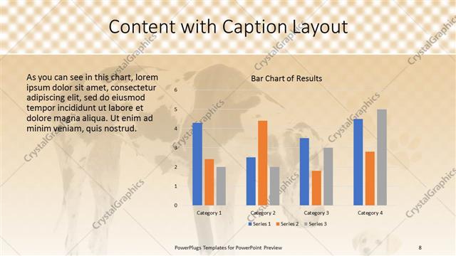Content with Caption presentation slide layout