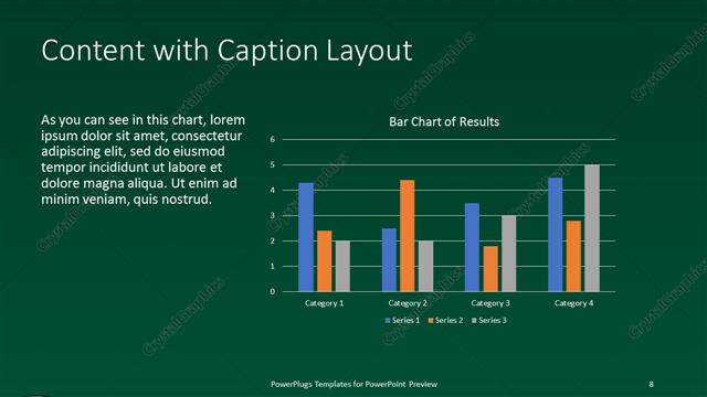 Content with Caption presentation slide layout