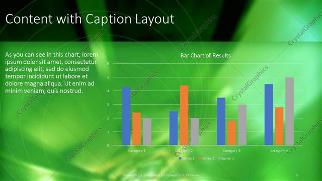 Content with Caption presentation slide layout
