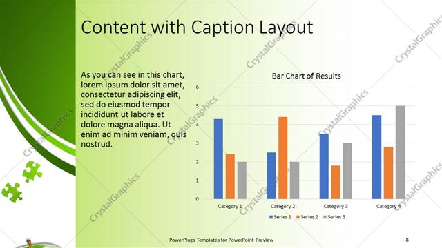 Content with Caption presentation slide layout