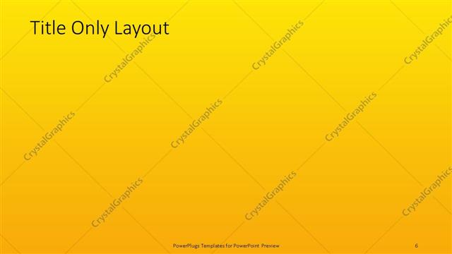 Title Only presentation slide layout