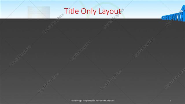 Title Only presentation slide layout