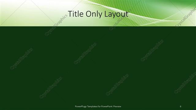 Title Only presentation slide layout