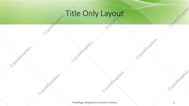Title Only presentation slide layout