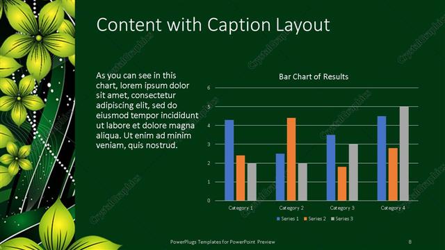 Content with Caption presentation slide layout
