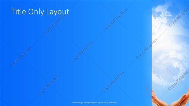 Title Only presentation slide layout