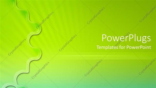  Presentation with simple business - Green and blue abstract background fading modern simple white text