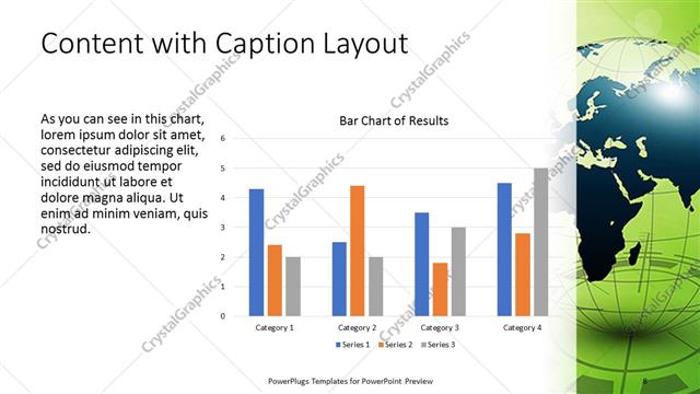 Content with Caption presentation slide layout