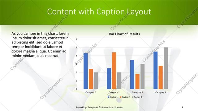 Content with Caption presentation slide layout