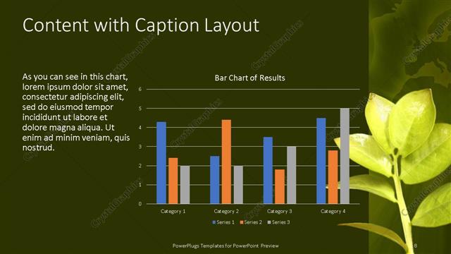 Content with Caption presentation slide layout