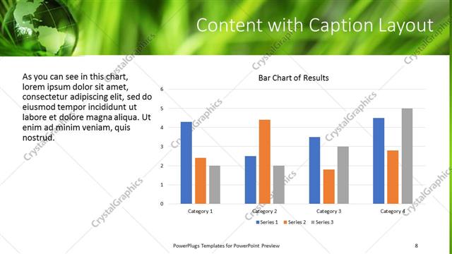 Content with Caption presentation slide layout