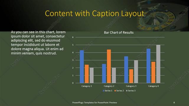 Content with Caption presentation slide layout